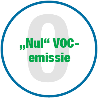 Icon null VOC emissie