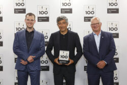 Ranga Yogeshwar congratulates ENDEGS on receiving the TOP 100 innovator seal 2022